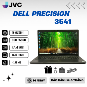 Laptop xách tay Nhật Bản giá rẻ DELL precision 3541 I7-9750H RAM 16 SSD 512