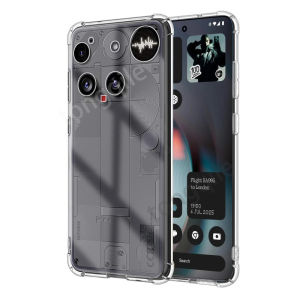 เคสสำหรับ Nothing Phone (3) Phone3โทรศัพท์3 5G 2025เคสใส่โทรศัพท์โปร่งใสชัดเจนฝาครอบด้านหลังกันกระแทก Amor TPU นิ่มกันกระแทกยืดหยุ่นป้องกันการตกง่ายสี่มุมเพิ่ม