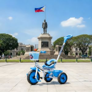 Large Size Girls Tricycle Bike with Push Hand for 1-5 Year Olds