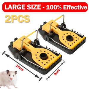 【2pcs】NEW Mouse Traps Reusable Trap Plastic-Easy Catching Rat Clapper Trap Mousetrap Catcher Clip High sensitivity Indoor Outdoor