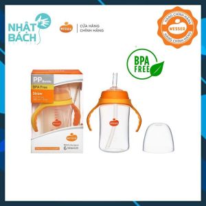 Bình tập uống nước Bình ống hút PP Wesser 260ml