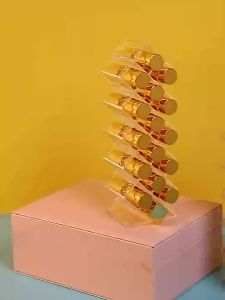 【Ready Stock】ABS 16 Slot Transparent Lipstick Organizer Lipstick Holder Storage