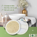Bông rửa mặt xơ mướp - Bông tẩy tế bào chết - Bông tẩy trang - Bông làm sạch da mặt. 