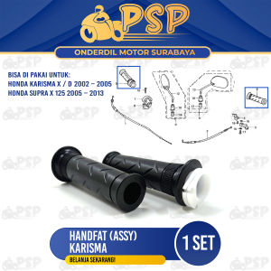 Handfat Assy Karisma - Hanfat Handlegrip Handgrip Honda Karet Pipa Kharisma X Supra X 125 Supra Fit