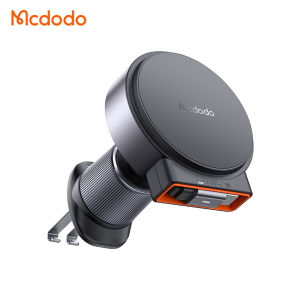 Mcdodo True 15W for iP12-15 Built-in Retractable Cable Wireless Car Charger For iP 12 13 14 15 Android/Huawei/Samsung/Xiaomi/Honor/Oppo/vivo/Google