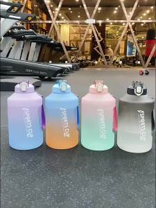 Super Large Capacity Plastic Cup Straw Cup: The Ultimate Sports Fitness Bottle