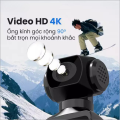 Camera hành trình chống nước Pocket 2 Pro, Camera Gopro 4K HD, Máy quay phim hành động xoay 270 độ. 