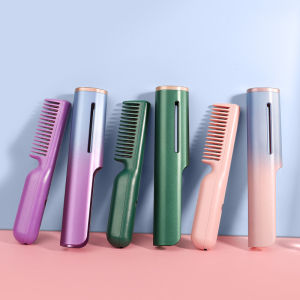 Lazy Hair Comb Heating Negative Ion Comb Curly Hair Dual-purpose Female Splint Students