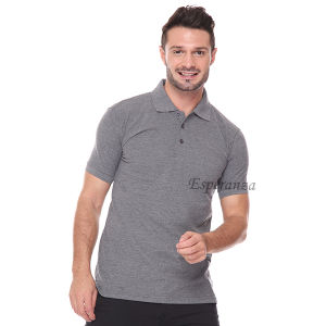 Kaos Polos Polo Shirt Kerah Esperanza - CTN Misty Gelap