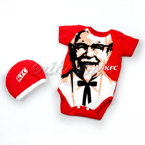 baju bayi jumper bayi lucu model karakter KFC