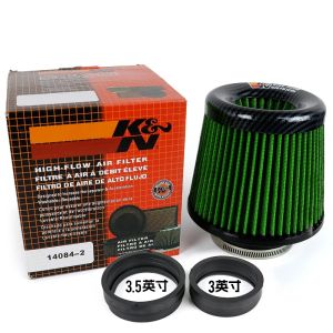 76MM 89MM 101MM (3 /3.5 /4 inch) Universal Car Air Cleaner Intake Filter