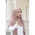 Pasmina Inner bahan jersey terbaru dewasa | Pashmina instan Jait dagu. 