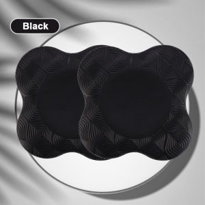 Yoga Knee Pad Soft Non-Slip Thick Cushion for Pilates Exercise Elbow Wrist Joint Support 1 Pair Black
