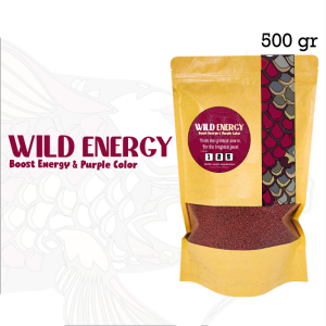 Makanan Ikan Koi Mas Koki Wild Energy Naikkan Ungu Goromo Koromo 500 gr
