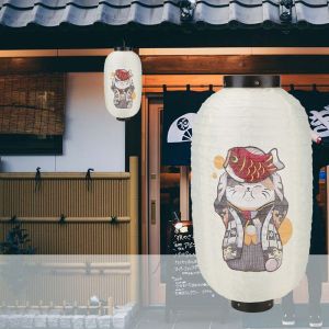 ER52858 สไตล์ญี่ปุ่น ตกแต่ง โคมไฟปาร์ตี้ ราเม็ง อาหาร แขวน โคมไฟ โคมญี่ปุ่น ตกแต่งร้านอาหาร ตกแต่งร้านอาหาร