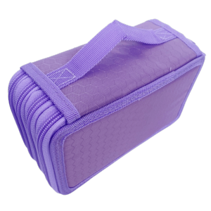 BLISSFUL 72 Holes Colored Pencil Bag Large Capacity 4 Layers Pencils Case Portable Smooth Zipper School Stationery Bag Office Accessories