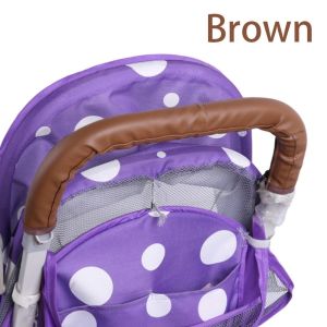 Pelindung Pegangan Stroller Bayi Bahan Kulit Sarung cover Tangan Pelindung Pegangan Stroller