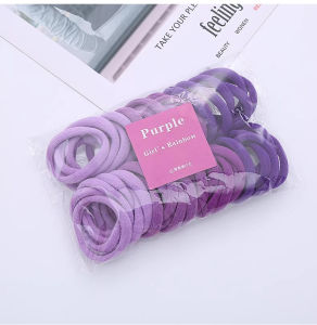 Free Shipping 3 Colors 150PCS Multicolor Hair Rope For Women Girls 50PCS/PACK Korean Solid Color Hair Tie Gradient Simple Super Elasticity Band Ponytail Women Fashion Accessories 50pcs/Set