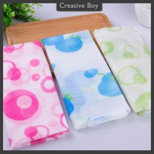 [Creative] Nylon Wash Cloth Towel Beauty Body Skin Exfoliating Shower Bathroom Washing