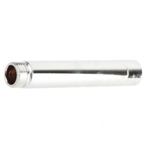 Shower Rod Extender 1/2inch Threaded Stainless steels Bathroom Shower Pipe Extension Shower Extension Arm Easy to Use