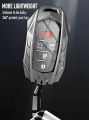 for Toyota Key Fob Cover Smart Key Case Holder Protector Compatible for Sienna Rav4 Prime Venza Fortuner Alphard Vellfire Hilux Land Cruiser (JTYB-Gray). 