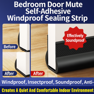 Curved Door Bottom Sealing Strip Mute Windproof Sticker Sound Insulation Door Seal Strip Anti Insect 门缝条