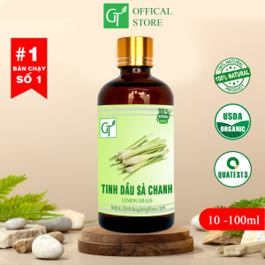 Tinh Dầu Sả Chanh GT Chai 10-100ml - 100% Tự Nhiên Nguyên Chất - Đuổi Muỗi Kiến Gián và nhiều loại côn trùng khác Xông Phòng Khử Mùi Hôi Hương Thơm Thanh Mát
