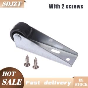 SDJZT Silent Furniture Side Mounted Direction Door Roller Support Moving Wheel With Screws Multi-function Stainless Steel Pulley