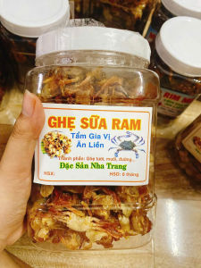 500G hộp ghẹ sữa ram đặc sản Nha Trang thơm ngon món ăn vặt ghẹ sữa tẩm gia vị