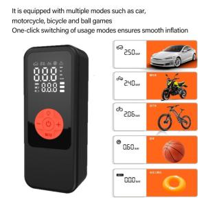 Tire Inflator Portable Air CompressorFast Inflation Cordless Air Compressor Electric Air Pumps for Car Motorcycle