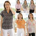 เสื้อเชิ้ตคอปก  เสื้อแขนสั้น น่ารักมาใหม่ สาวๆวัยทำงานห้ามพลาด ใส่ไปทำงานก็ดูสุภาพนะ. 