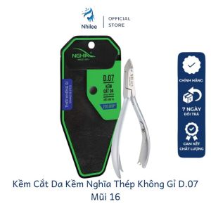 Kềm cắt da D.07 thép không gỉ của Kềm Nghĩa lưỡi kềm sắc mỏng bén ngọt độ bền lâu dài NL289
