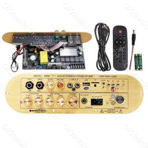 DIYsound แอมขยายเสียง D900 5.0AUX/USB/TF HIFI BT ECOบอดบลูทูธIC3166กำลังขับ D900 แอมป์จิ๋ว แอมป์จิ๋วบูทูส