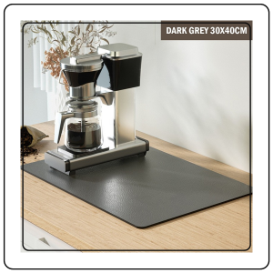 【JJ HOME】Kitchen Diatomite Absorbent Countertop Mat Quick Dry Table Pad