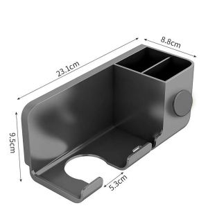ชั้นวางของ ชั้นเก็บของ Dyson ห้องน้ําห้องน้ําเครื่องเป่าผมชั้นวางของไม่เจาะวงเล็บเครื่องเป่าผมแขวนชั้นวางสิ่งประดิษฐ์ต่างๆ  ไม่ต้องเจาะพนัง ติดตังง่าย ทนทาน