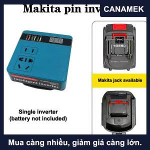 【CANAMEK】 Đa chức năng pin Lithium biến tần DC 18-21V để AC 220V làm việc ngoài trời biến tần với USB thông minh sạc nhanh