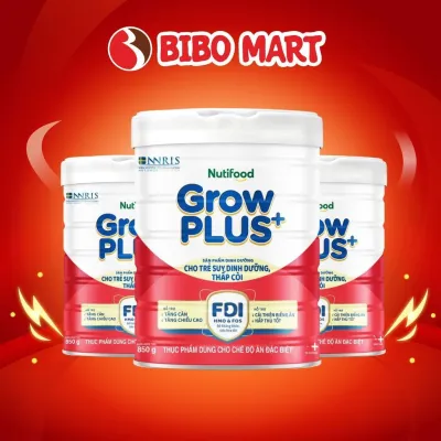 Sữa GrowPLUS+ Đỏ 1 Tuổi Hỗ Trợ Tăng Cân Tiêu Hóa Tốt Đề Kháng Khỏe Phát Triển Não Bộ 850g Cho Bé - Bibo Mart
