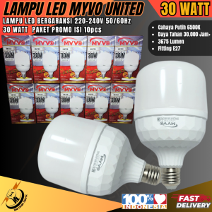 Paket Hemat 10 PCS Lampu LED MYVO Pegasus 15W Putih Hemat Energi SNI