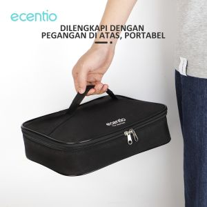 Ecentio Tas Bekal Makanan - Tas Untuk Lunch Box 3/4/5 grid - Aluminium Foil
