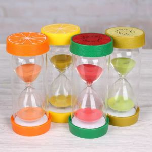 REGISTR Creative 3 Minutes Hourglass Colorful Portable Sandglass Timer Simple Anti-fall Sand Hourglass Timer Ornaments