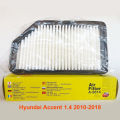 Lọc gió động cơ Hyundai Accent 1.4L 2010-2018 mã A9614 của JS Asakashi Nhật Bản.