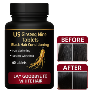 Grass and support for black hair tablets