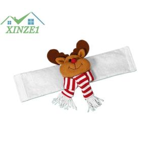 XZ✨✨✨ Giáng sinh phim hoạt hình rèm Clasp chim cánh cụt Santa Claus Snowman Elk Rèm chủ Xmas trang trí cho nhà Xmas phụ kiện rèm