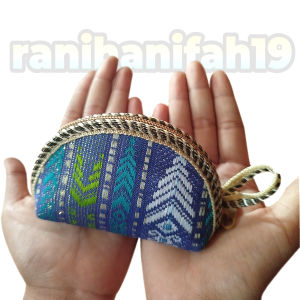 Dompet Wanita Dompet Koin Mini Dompet Souvenir bahan Batik Songket