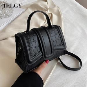 IELGY womens all-match stone pattern commuter diagonal bag