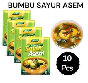 1 Renceng isi 10 Pcs Dapurkita Bumbu Sayur Asem instan Siap Pakai kemasan 25gram