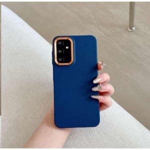 Soft Case Silikom PREMIUM Luxury leather Chrome Camera Kulit Kompatibel Untuk Samsung Galaxy A02s A03s A13 4G A23 4G A23 5G A33 5G A53 5G A73 5G M23 5G M33 5G M53 5G