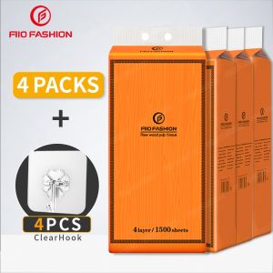 1500 Sheets Wall-Mounted Tissue Large Size hang Paper Paper Towel Large Size Paper Bathroom Tissue