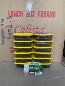 Calista Furano Smoke Sealware 550ml Toples Kotak Kecil Makanan Buah Box Organizer Food Container Wadah Penyimpanan Kulkas Set
