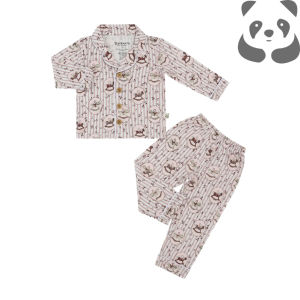 Bamberry Baby Long Sleeves Button Down Pajama Set Year of the Horse Collections- Bamboo Fabric
